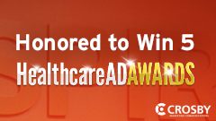 Article thumbnail for Crosby Wins Five Healthcare Advertising Awards